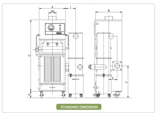 dust recycling collector